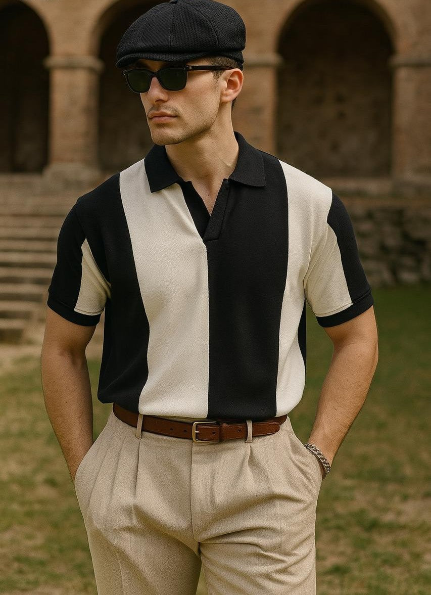 Old money V collar Tshirt