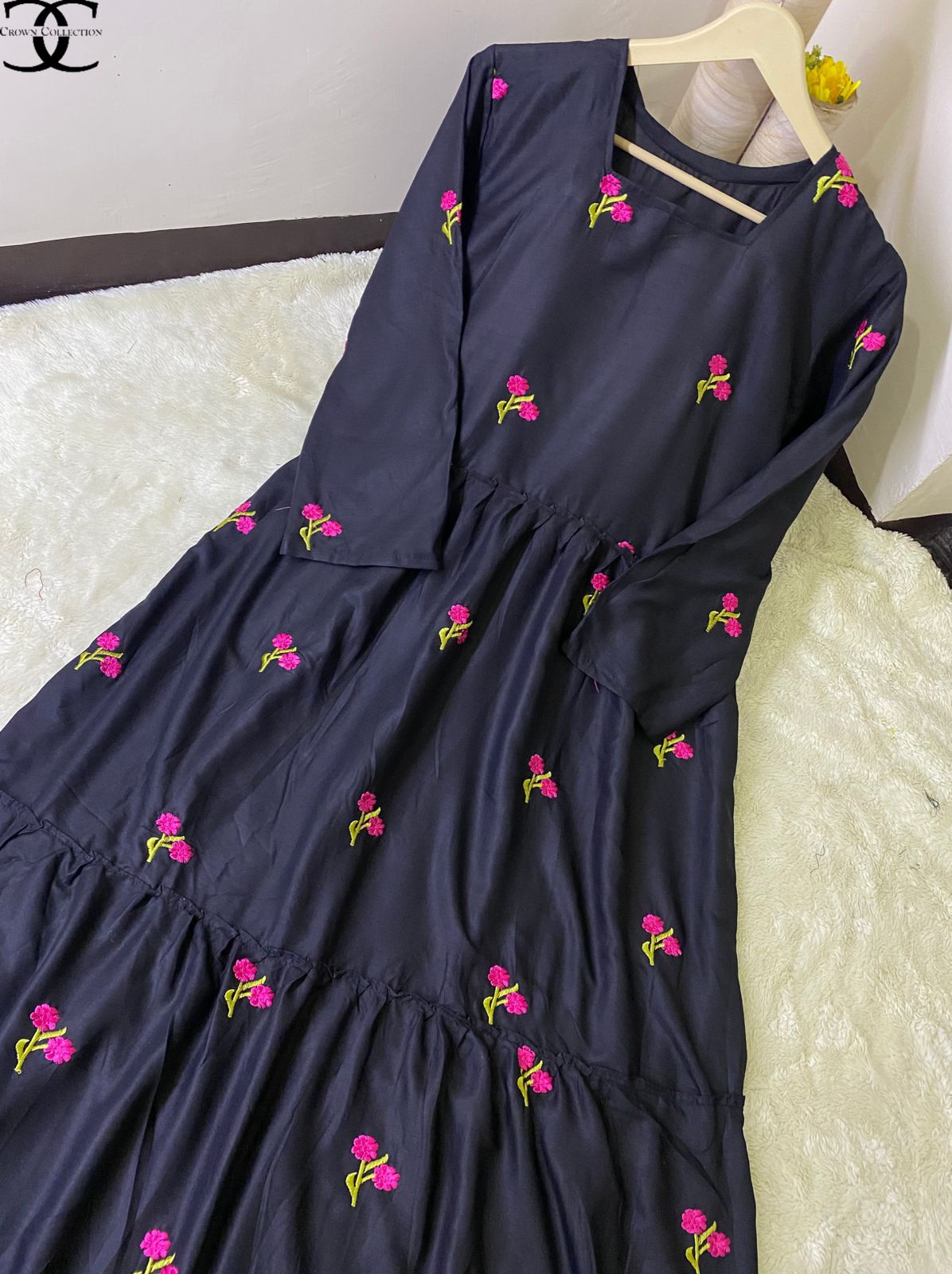 Embroidered Maxi