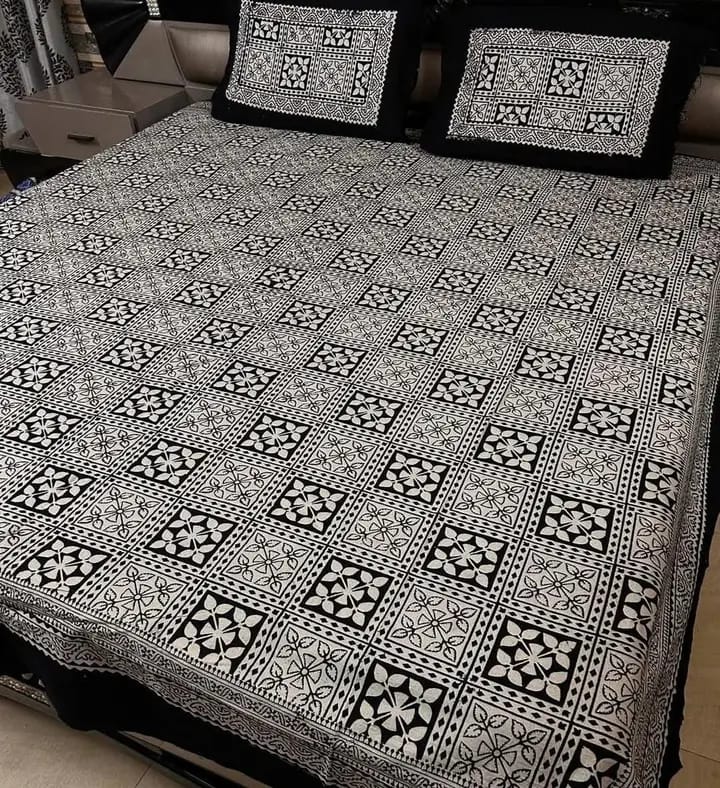 Ajrak Printed Hala Handicrafts Bedsheets 🌿✨