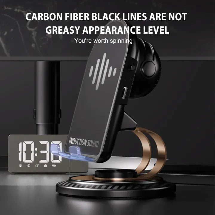 Sensor Auto Connect Bluetooth Mobile Holder & SpeakerbPhone Stand with Wireless Speaker,