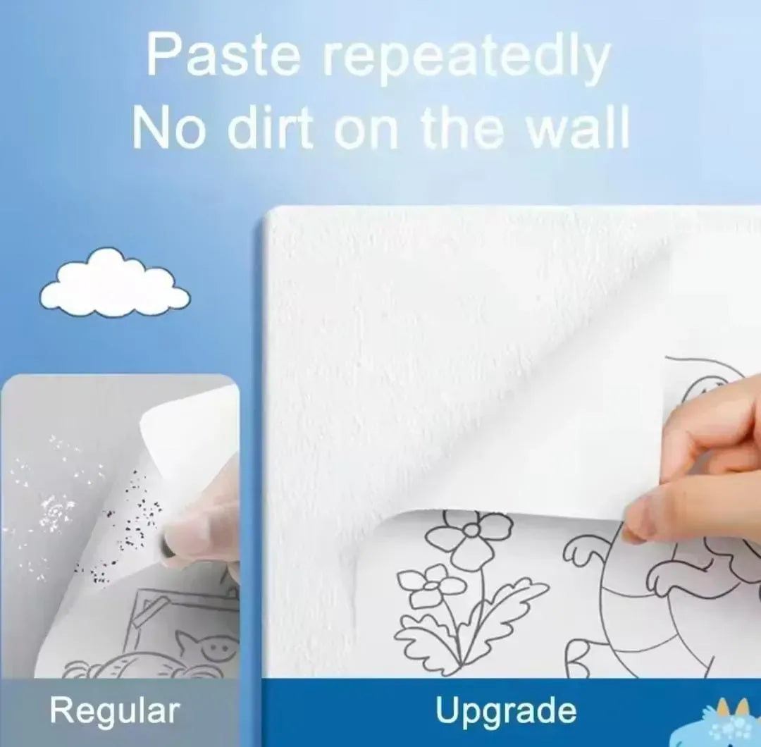 Kids Reusable Drawing Roll