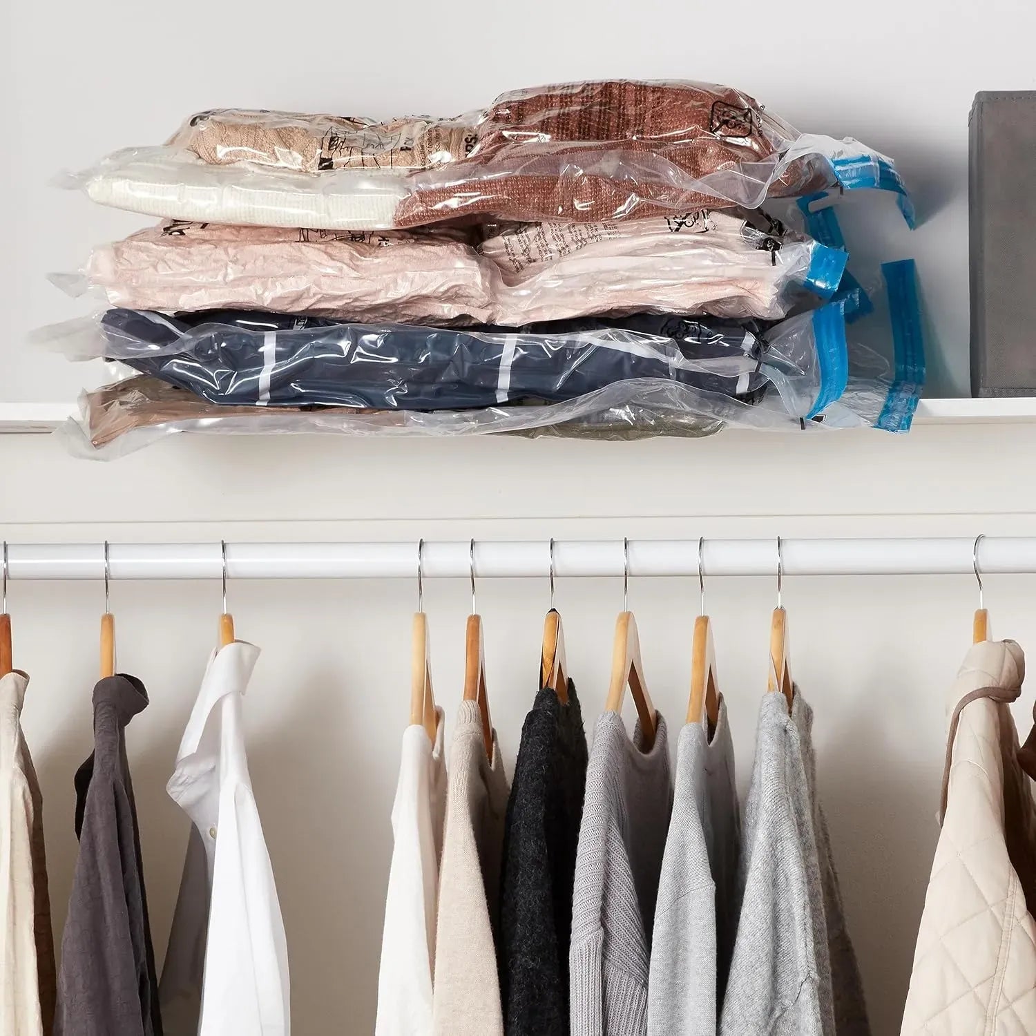 Vacuum Storage Bags for Clothes & Bedding