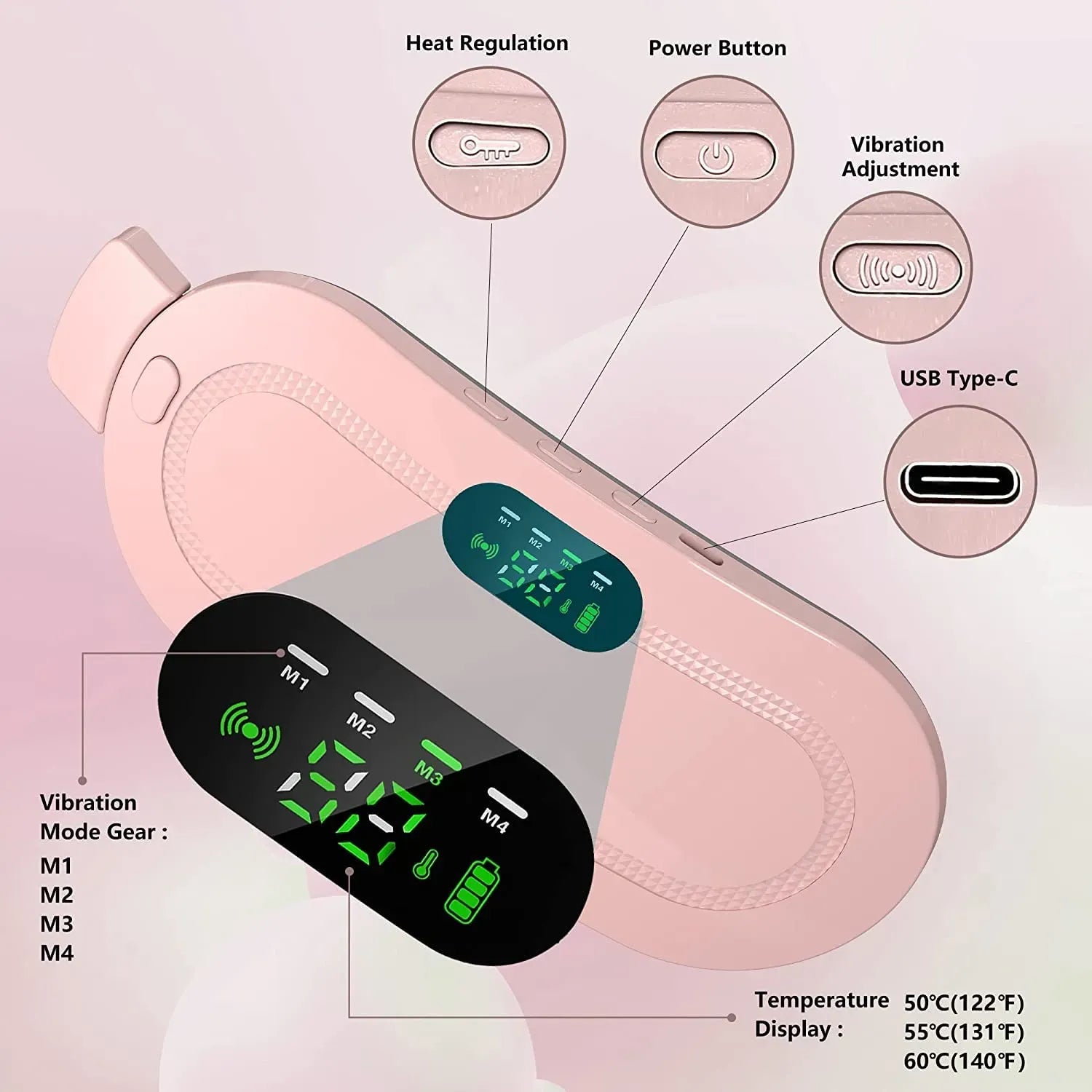 Period Belt, Cramp Relief Belt & Massager,