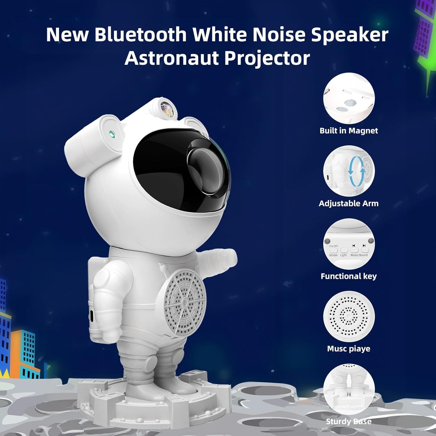 Sky Moon Astronaut Star Projector