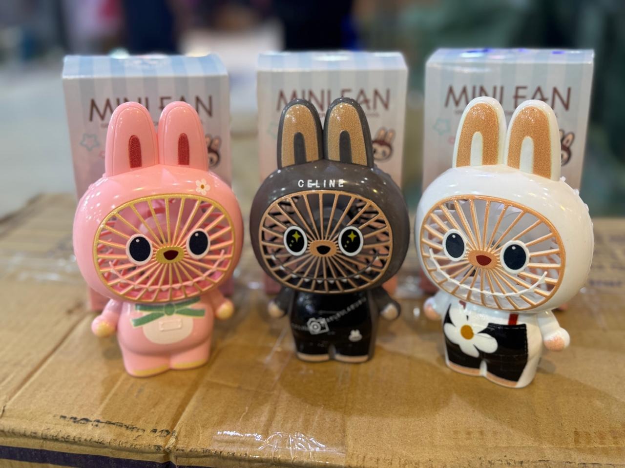 Cute Labubu Bunny Handheld Fan