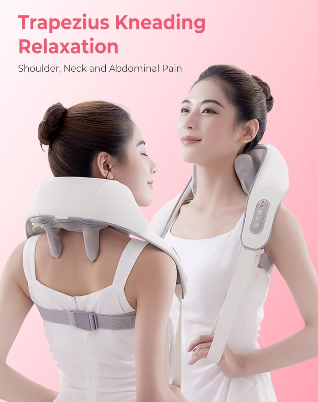Wireless Neck And Back Massager Neck And Shoulder Kneading Massage