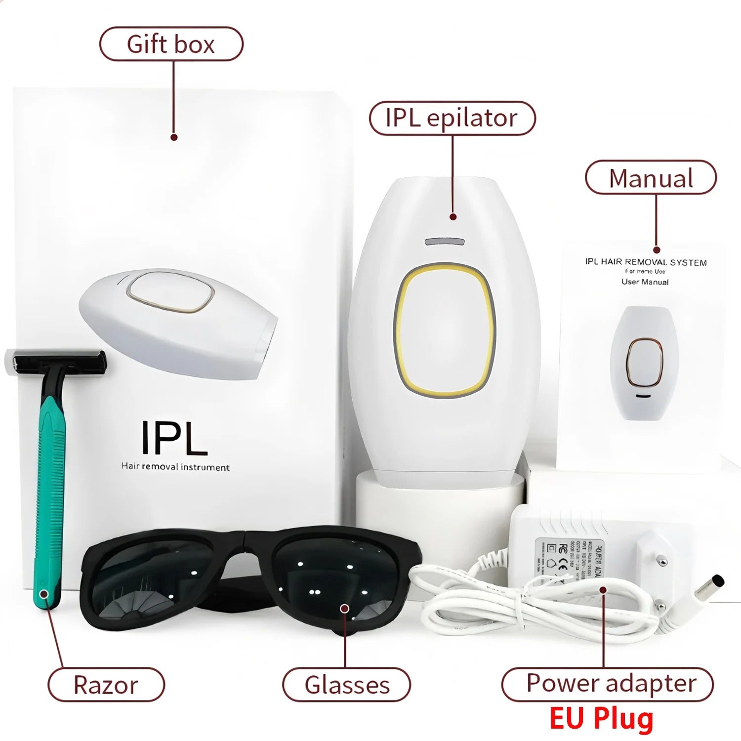 Professional IPL Laser Hair Removal