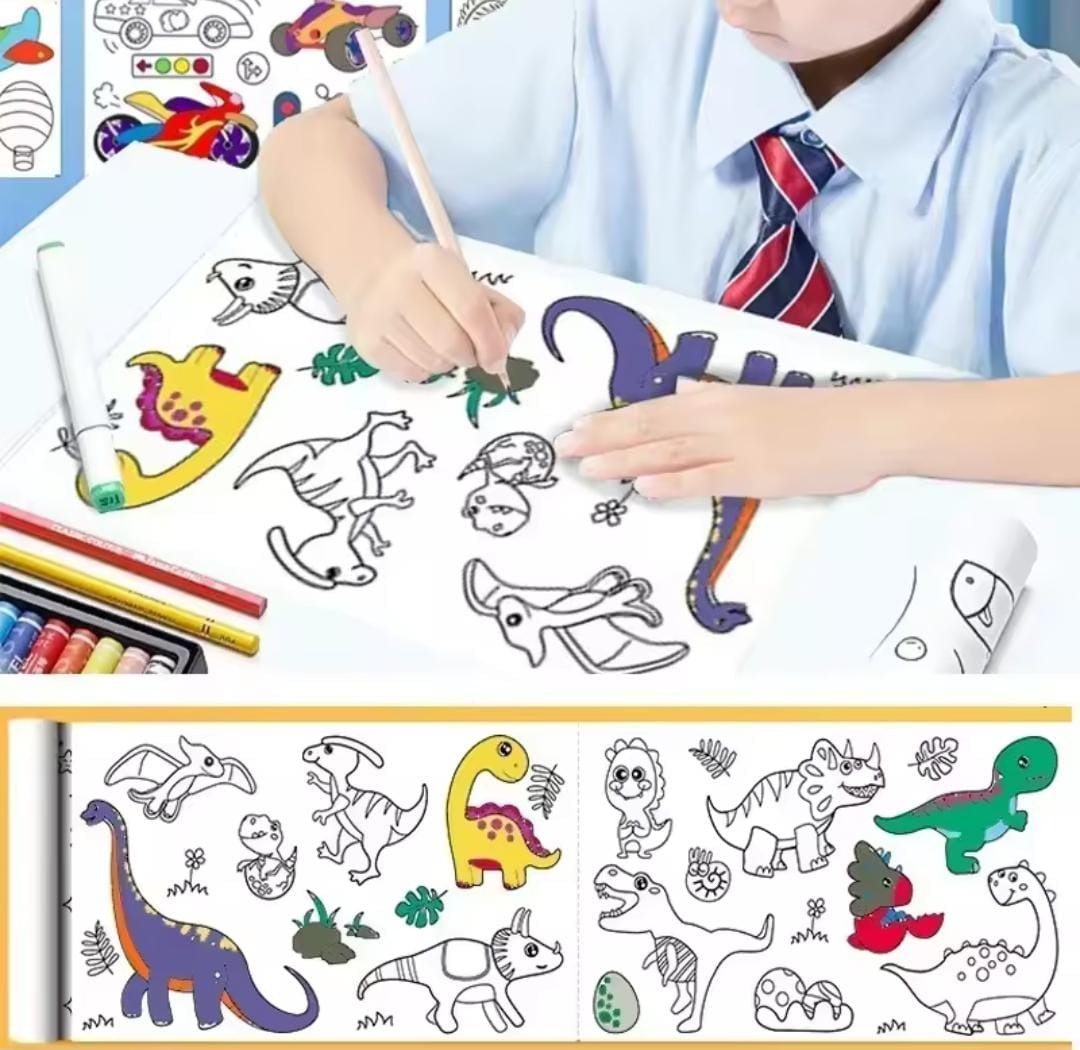 Kids Reusable Drawing Roll