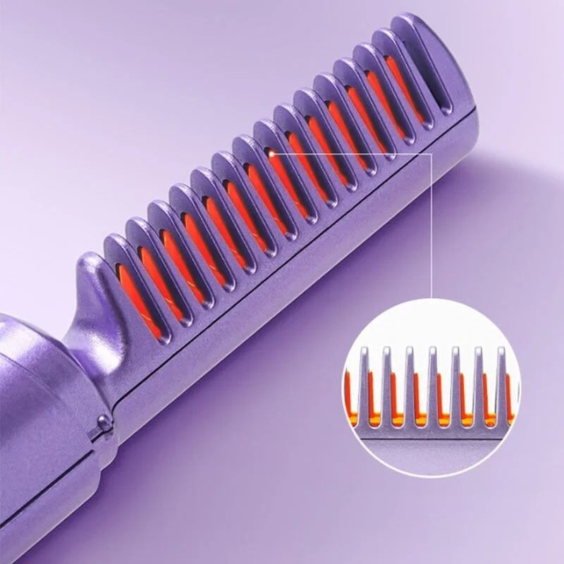 Rechargeable Hair Straightener Comb