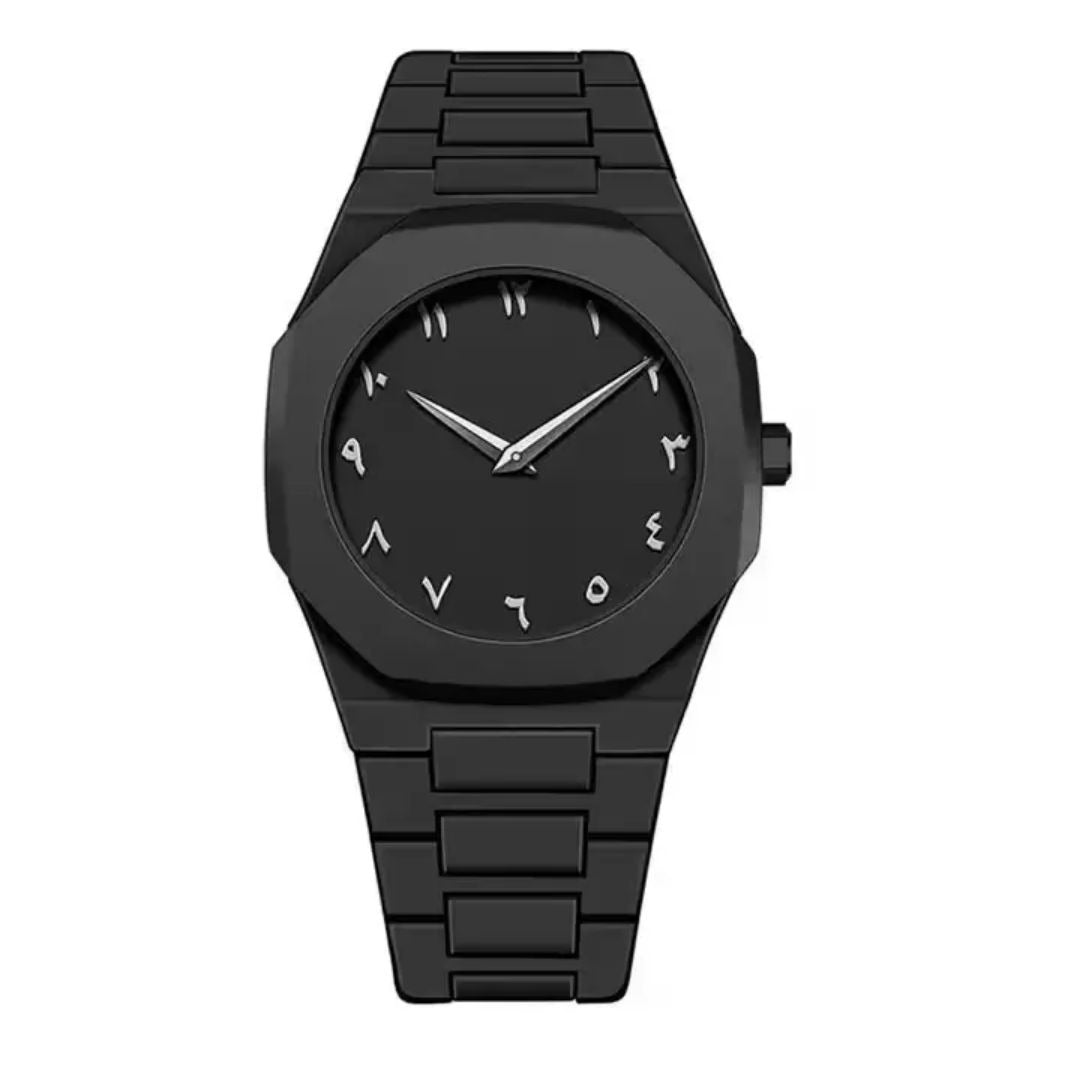 Black Arabic Aura Watch