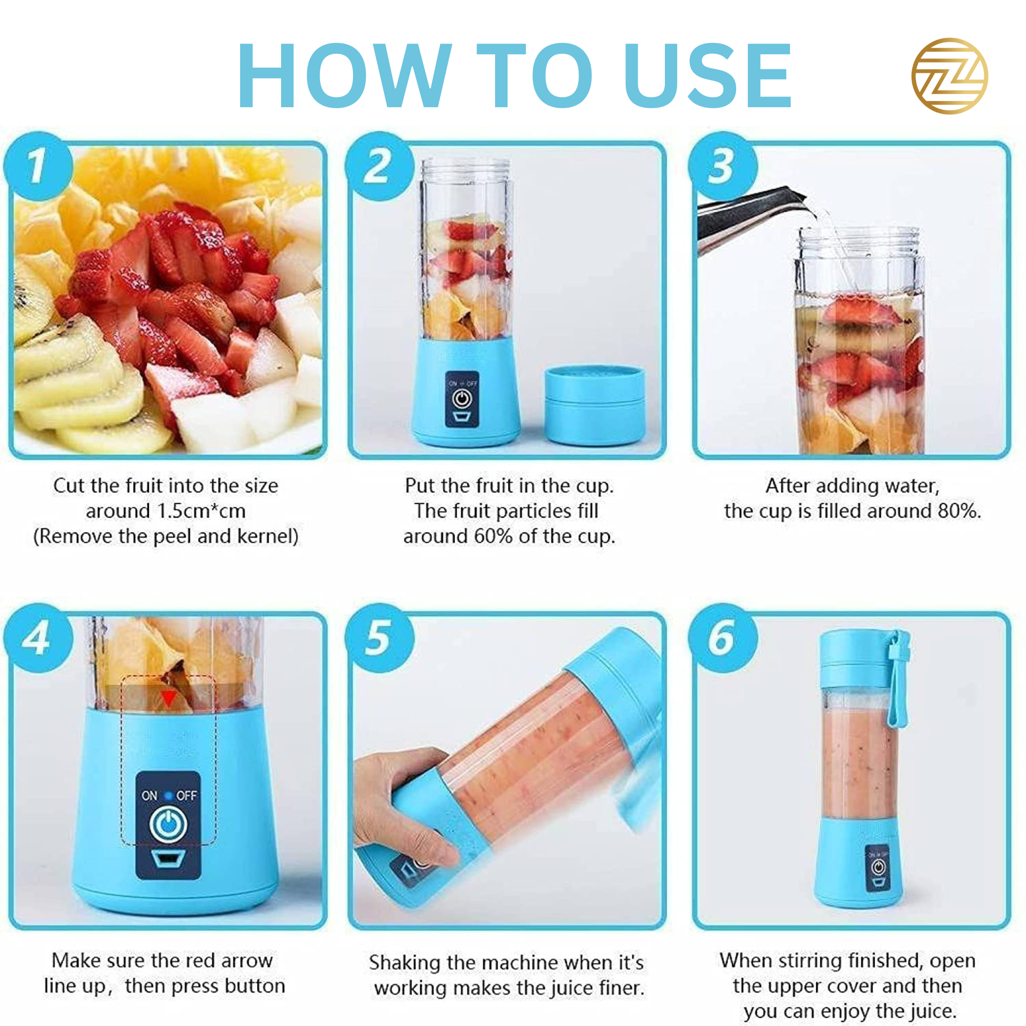 Portable Electric Juicer