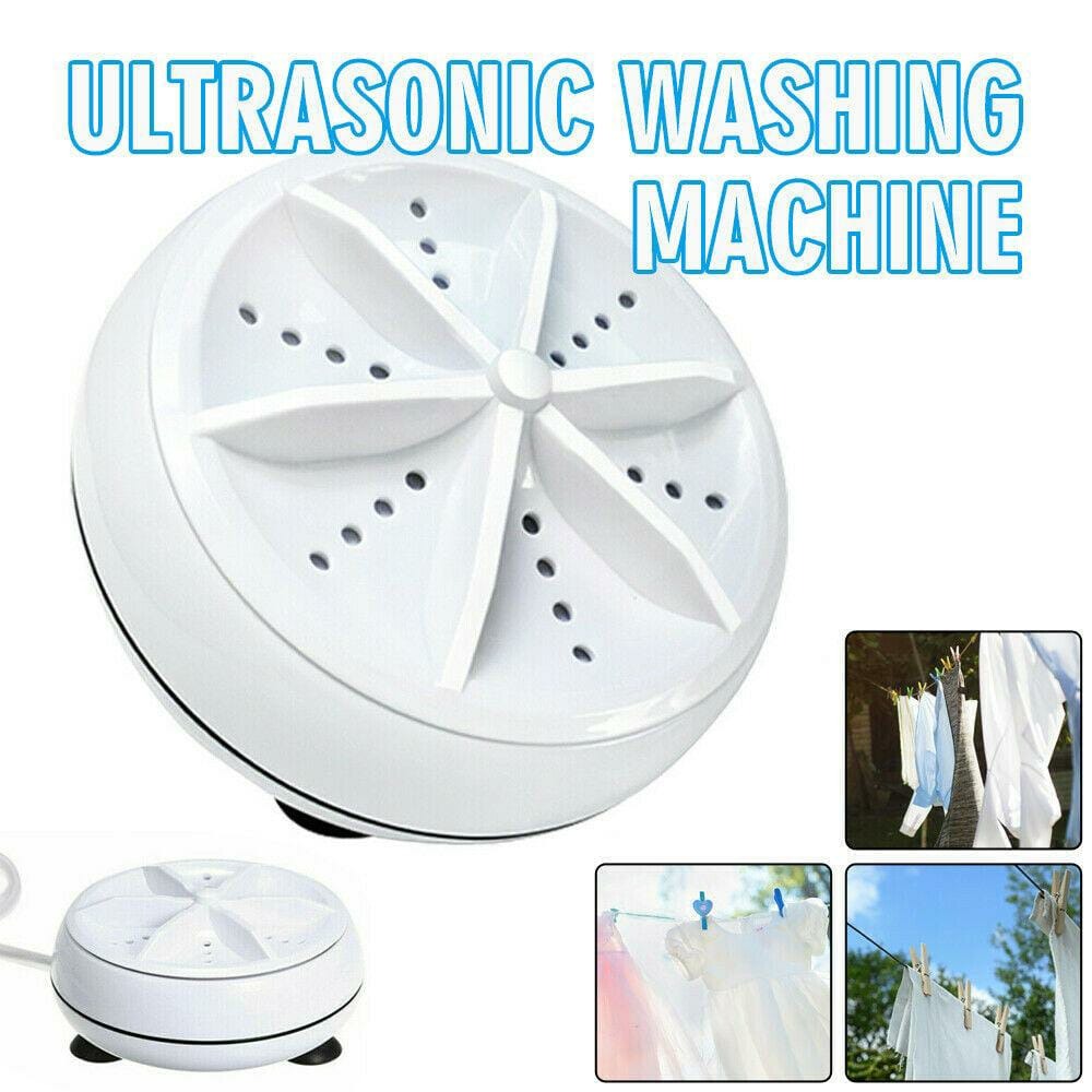 MiniWashing Machine,Portable Ultrasonic USB Turbo Washing Machine