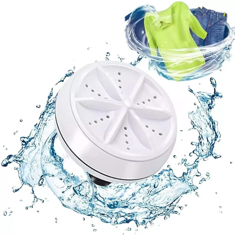 MiniWashing Machine,Portable Ultrasonic USB Turbo Washing Machine