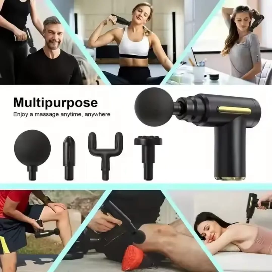 Massage Gun 5 in 1 Multifunctional Electric Full Body Massage Equipment