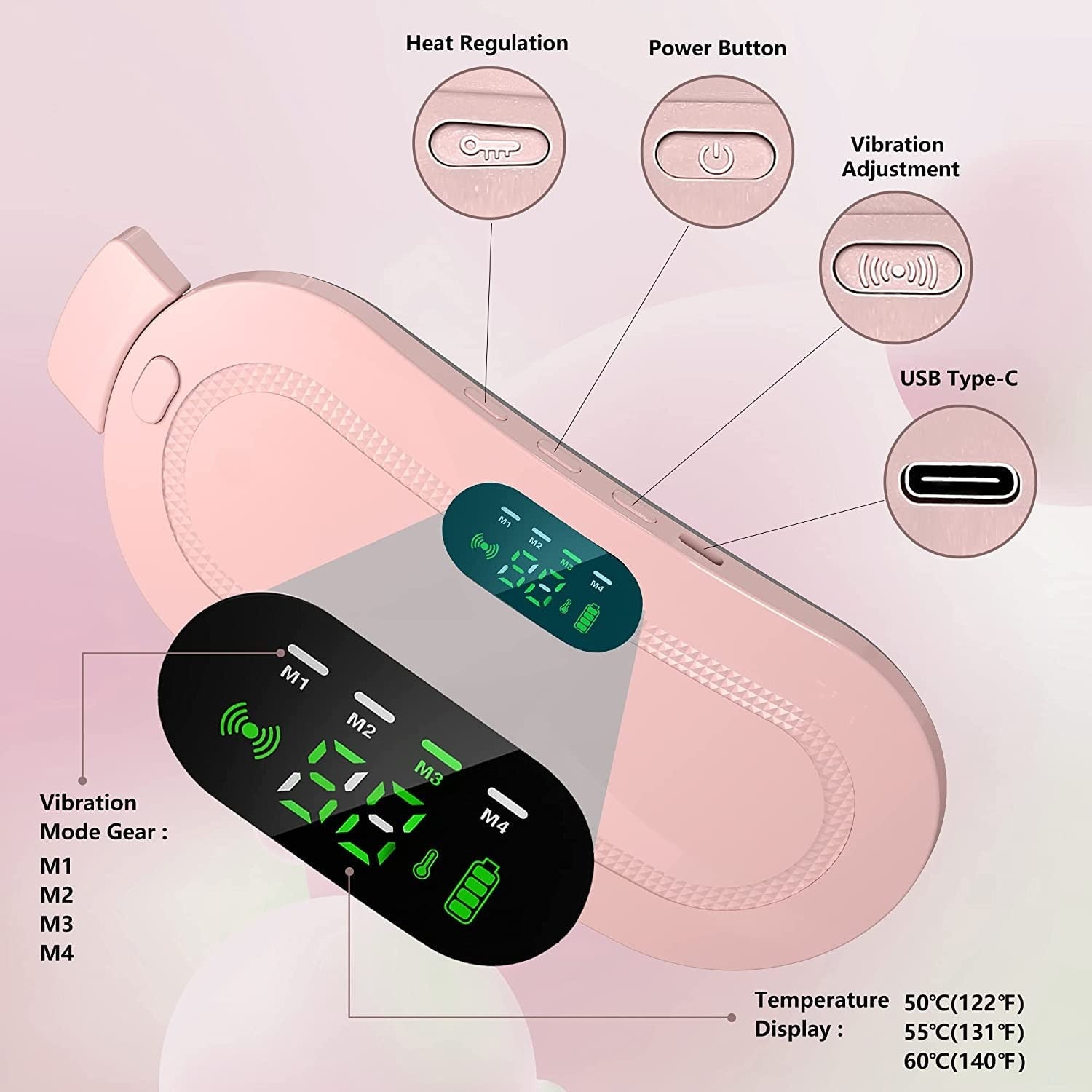 Period Belt, Cramp Relief Belt & Massager,